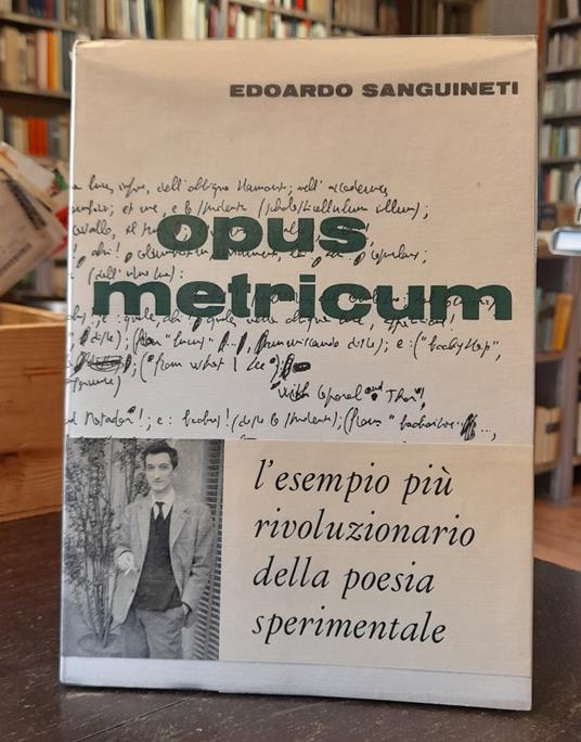Opus Metricum 1951-1959 - Edoardo Sanguineti - copertina
