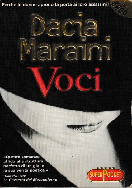 Voci - Dacia Maraini - copertina