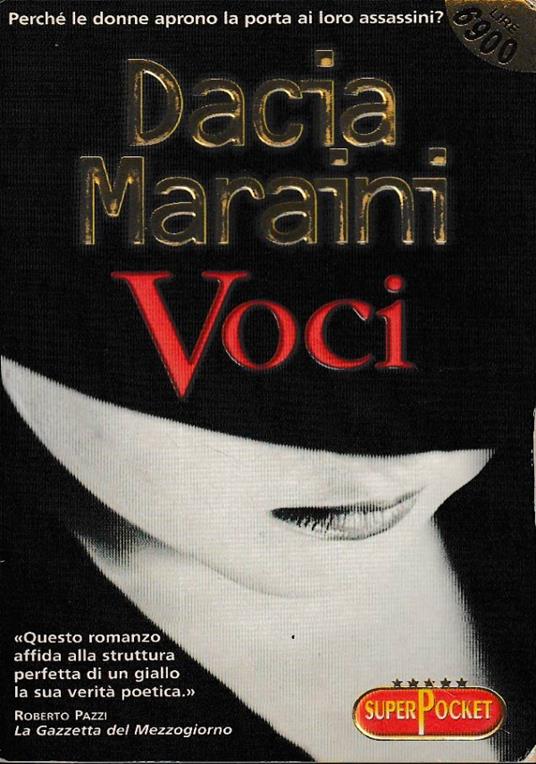 Voci - Dacia Maraini - copertina