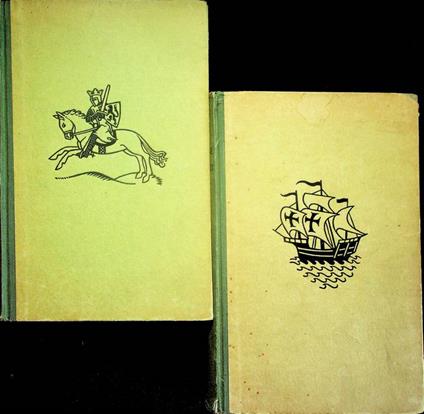 Geschichte des Abendlandes (2 Bände KOMPLETT) - Bd.I: Auf Grund der "Geschichte des Mittelalters" von Ignaz Staub/ Bd.II: Von der Entdeckung Amerikas bis zum Frieden von Versailles.m: 1450 - copertina