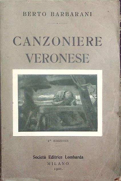 Canzoniere veronese - Berto Barbarani - copertina