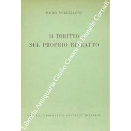 Il diritto sul proprio ritratto - Paolo Vercellone - copertina