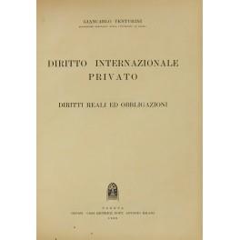 Diritto internazionale privato. Diritti reali ed obbligazioni - Giancarlo Valentini - copertina