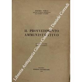 Il provvedimento amministrativo - copertina