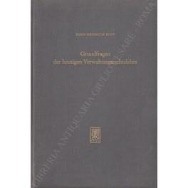Grundfragen der heutigen Verwaltungsrechtslehre - copertina