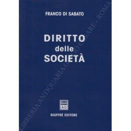Diritto delle societˆ - Franco Di Sabato - copertina