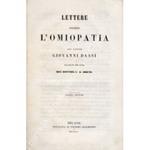 Lettere intorno l'omiopatia del dottor Giovanni Dansi raccolte per cura del dottor G.G. Bruni