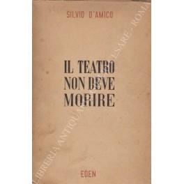 Il teatro non deve morire - copertina