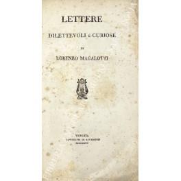 Lettere dilettevoli e curiose - Lorenzo Magalotti - copertina