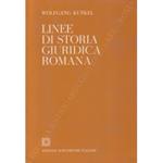 Linee di storia giuridica romana