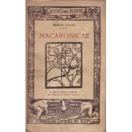 Macaronicae. A cura di Giuseppe Lipparini con xilografie di Emilio Mantelli - copertina