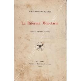 La Riforma Monetaria - John Maynard Keynes - copertina