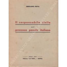 Il responsabile civile nel processo penale italiano - copertina