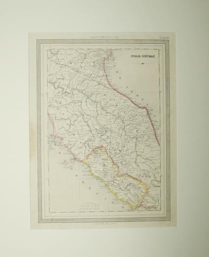 Carta dell'Italia Centrale - copertina