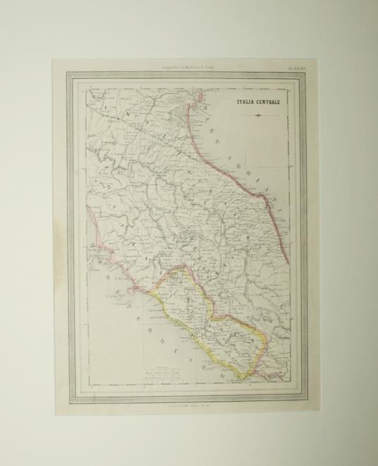 Carta dell'Italia Centrale - copertina