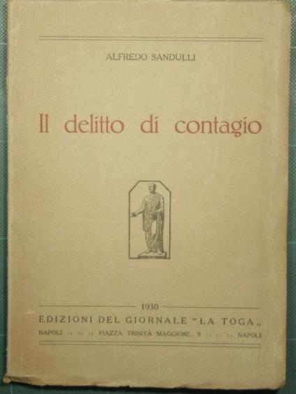 Il delitto di contagio - Aldo Sandulli - copertina