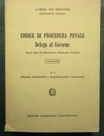 Codice di procedura penale - Delega al governo