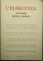 L' eloquenza - Anno 52 - Novembre-Dicembre 1962 - N. 6