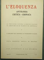 L' eloquenza - Anno 53 - Novembre-Dicembre 1963 - N. 6
