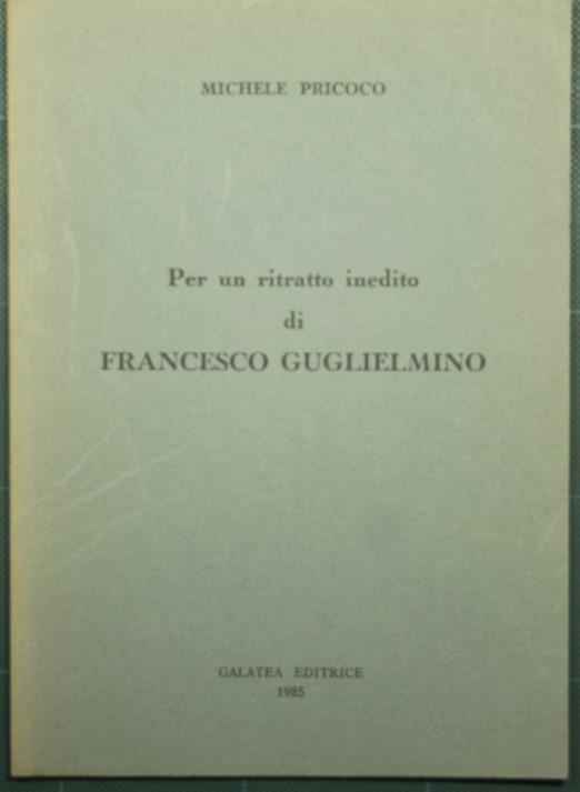 Per un ritratto inedito di Francesco Guglielmino - Michele Picco - copertina