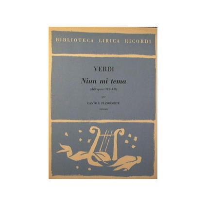 Otello - Verdi Giuseppe - copertina