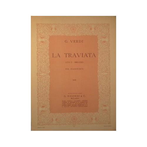 La Traviata - Verdi Giuseppe - copertina
