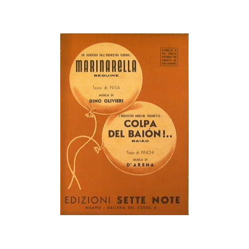 Marinarella ( beguine ) - Colpa del Baion ( baiao ) - copertina