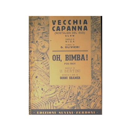 Vecchia Capanna ( slow ) - Oh Bimba ( fox trot ) - copertina