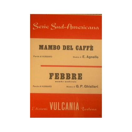 Mambo del caffè - Febbre ( mambo moderato ) - copertina