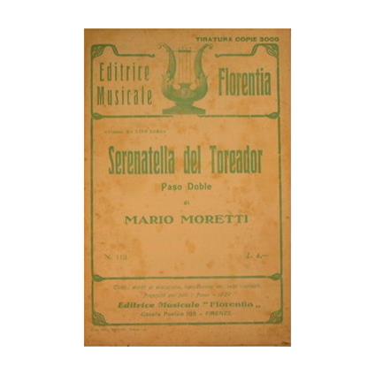 Serenatella del Toreador ( paso doble ) - Mario Moretti - copertina