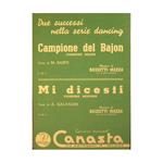 Campione del Bajon ( canzone bajon ) - Mi dicesti ( canzone beguine )