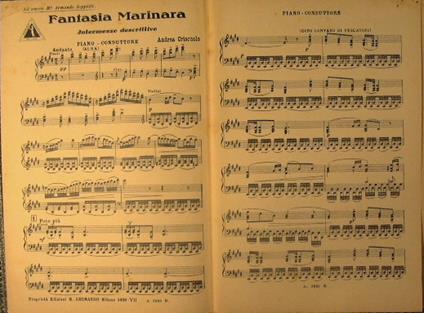 Fantasia Marinara ( intermezzo descrittivo ) - copertina