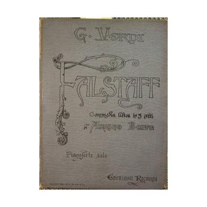 Falstaff - Verdi Giuseppe - copertina
