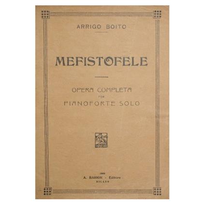 Mefistofele - Arrigo Boito - copertina