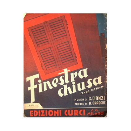 Finestra chiusa - copertina