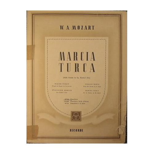 Marcia turca - Wolfgang Amadeus Mozart - copertina