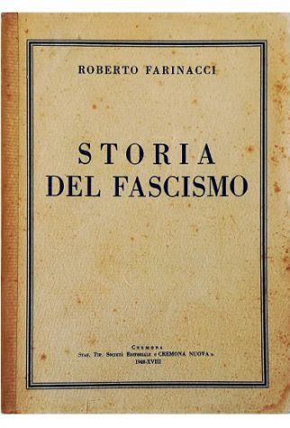 Storia del fascismo - Roberto Farinacci - copertina