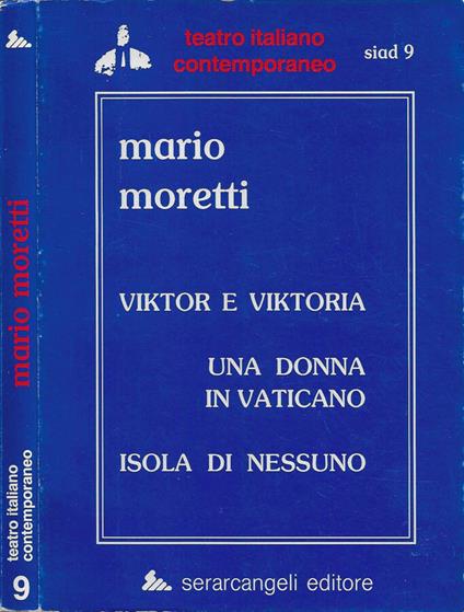 Viktor e Viktoria - Una donna in Vaticano - Isola di nessuno - Mario Moretti - copertina