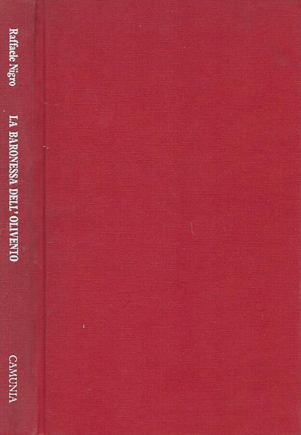 La Baronessa dell'Olivento - Raffaele Nigro - copertina