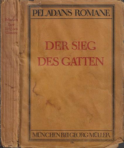 Der sieg des gatten - Joséphin Péladan - copertina
