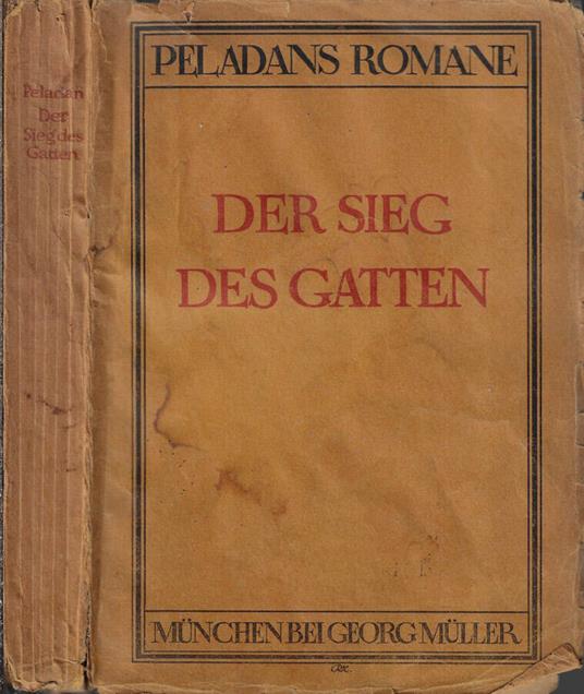 Der sieg des gatten - Joséphin Péladan - copertina