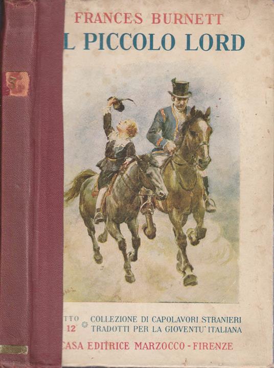 Il piccolo lord - Frances H. Burnett - copertina