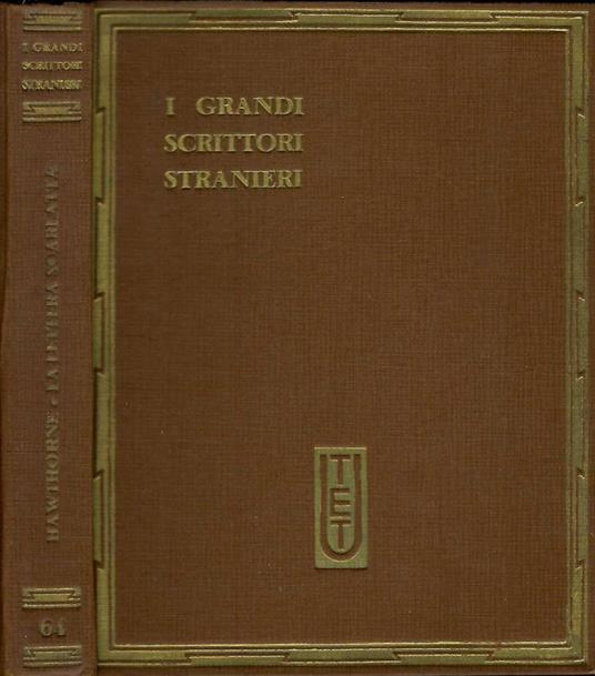 La lettera scarlatta - Nathaniel Hawthorne - copertina