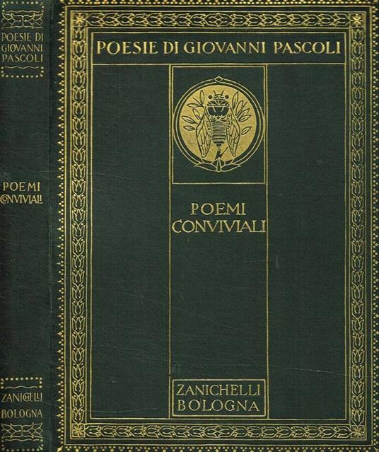 Poemi conviviali - Giovanni Pascoli - copertina