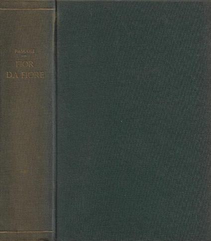 Fior da Fiore - Giovanni Pascoli - copertina