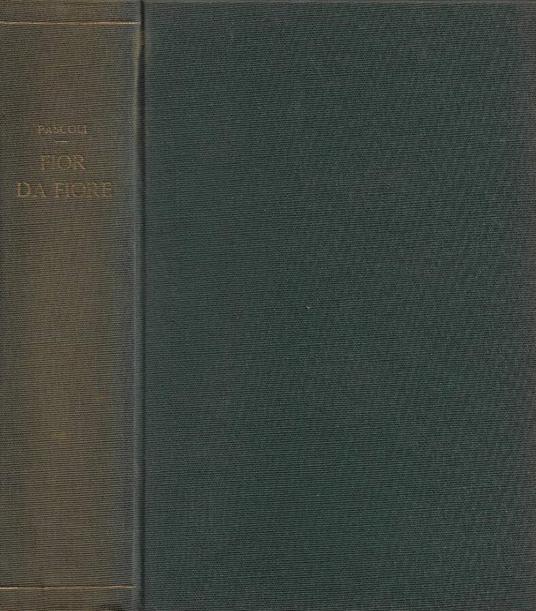 Fior da Fiore - Giovanni Pascoli - copertina