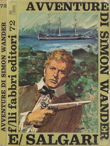 Avventure di Simon Wander - Emilio Salgari - copertina