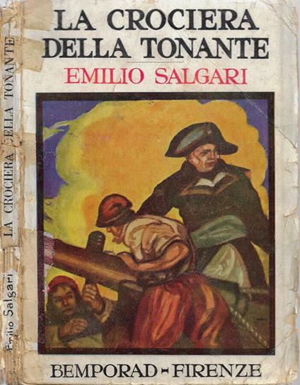 La Crociera della Tonante - Emilio Salgari - copertina