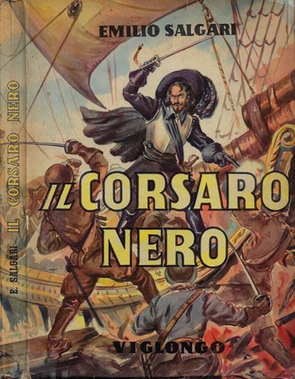 Il Corsaro Nero - Emilio Salgari - copertina
