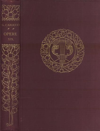 Melica e lirica del Settecento - Giosuè Carducci - copertina